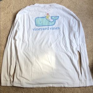 Vineyard vines long sleeve Santa T-shirt